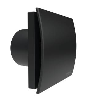 Cata UC-10 Silentis STD fekete ventilátor dekoratív előlappal, pillangószeleppel