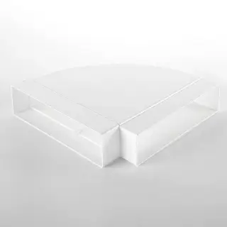 Elica - Lapos csatorna sarok 90° vízszintes 218x55 mm