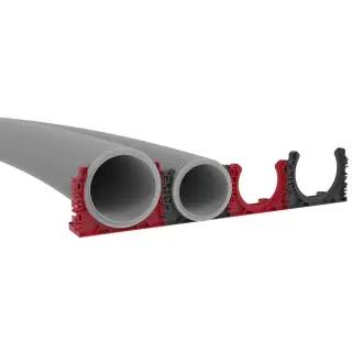 HEATPEX - Csőrögzítő - DN63 mm piros ARIA CONNECT (100 db)