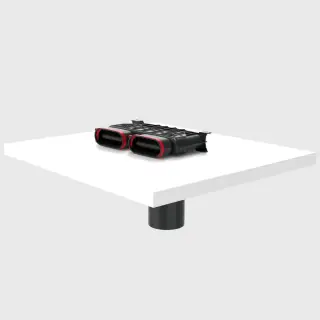 HEATPEX - Osztódoboz lapos csatornához 2xF (300x100 mm)