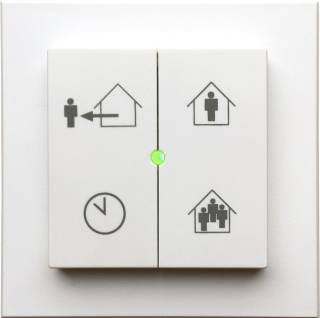 SIBER - Wireless 4 gombos vezérlő egység központi hővisszanyerős szellőztetőhöz