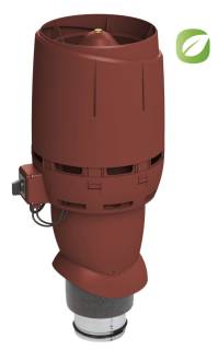 VILPE - Tetőventilátor FLOW EC125P/500 vörös