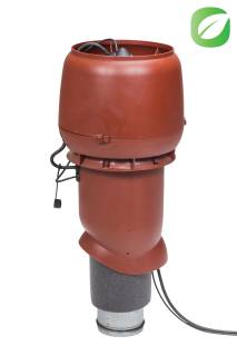 VILPE - Tetőventilátor EC O190P/125/500 vörös - A készlet erejéig rendelhető!