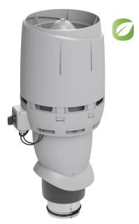 VILPE - Tetőventilátor FLOW EC125P/500 világosszürke