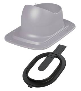 VILPE® CLASSIC LOIVA CLICK lemeztető átvezető elem, világosszürke